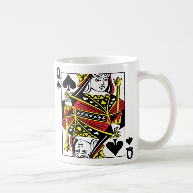Queen of Spades Mug (Right)