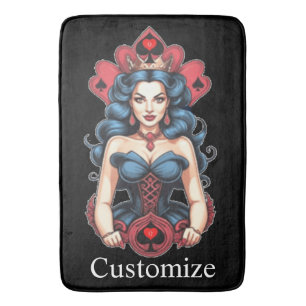 Queen of Spades Thunder_Cove Bath Mat