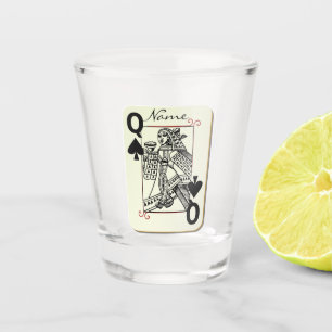 Queen of Spades Thunder_Cove Shot Glass