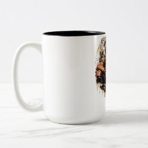 Queen of Strength – Confident Crowned Woman and Li Two-Tone Coffee Mug