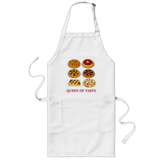Queen of Tarts Long Apron (Front)