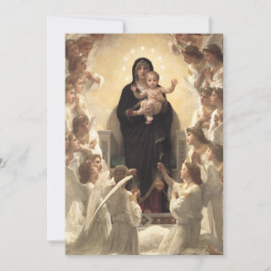 Queen of the Angels Regina Angelorum by Bouguereau