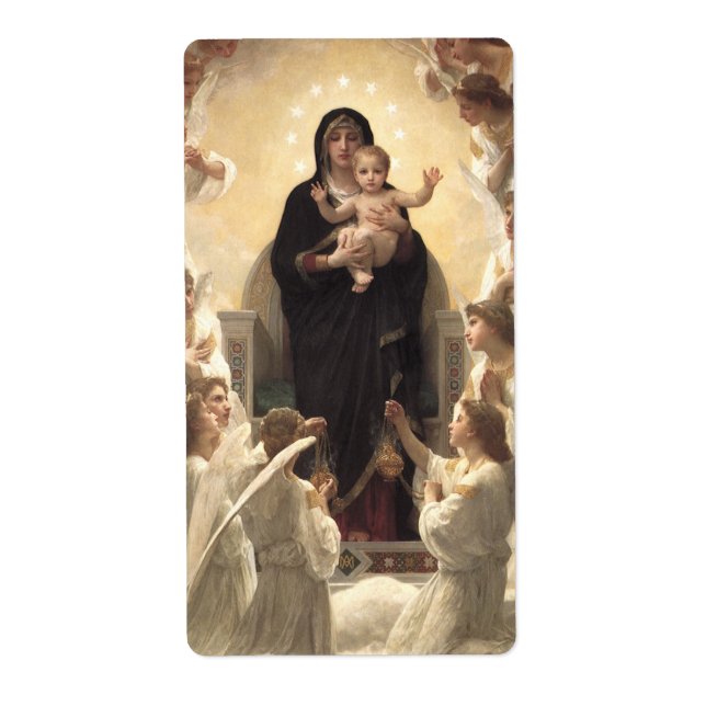 Queen of the Angels Regina Angelorum by Bouguereau (Front)