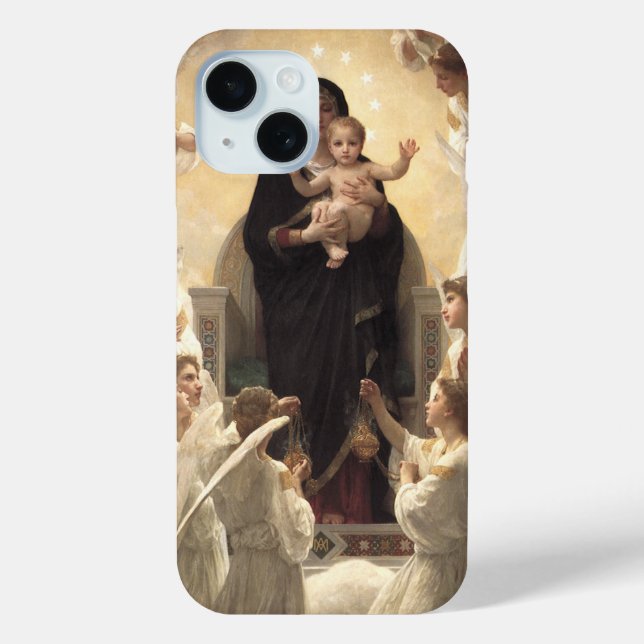 Queen of the Angels Regina Angelorum by Bouguereau Case-Mate iPhone Case (Back)