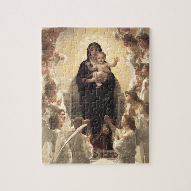 Queen of the Angels Regina Angelorum by Bouguereau Jigsaw Puzzle (Vertical)