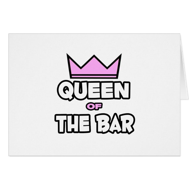 Queen of The Bar (Front Horizontal)