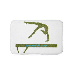 Queen of the Beam Gymnastics Bath Mat