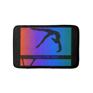 Queen of the Beam Gymnastics Bath Mat