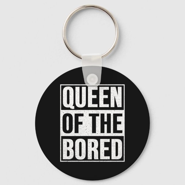 Queen of the Bored - American Gods Key Ring (Front)