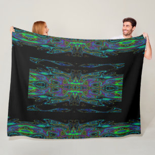 Queen Of The Butterflies 95 Fleece Blanket