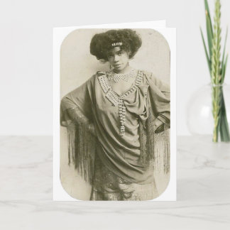 "Queen of the Cakewalk," Aida Overton Walker Card