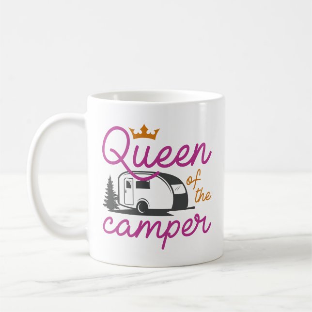 Queen Of The Camper Coffee Mug (Left)
