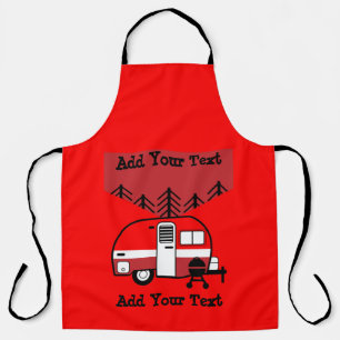 Queen of the Camper - Funny Camping RV Apron