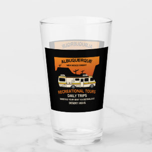 Queen of the Camper - Funny Camping RV Caravan Glass