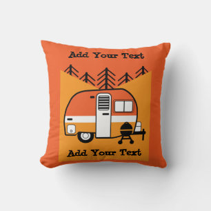 Queen of the Camper - Funny Camping RV   Cushion