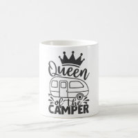 Queen Of The Camper Funny Quote Camping Saying