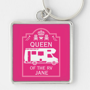 Queen Of The Camper RV Key Ring