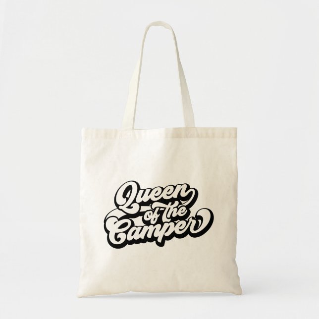 Queen Of The Camper Tote Bag (Front)