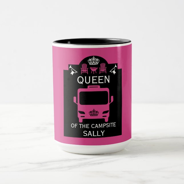 Queen Of The Campsite Mug (Center)