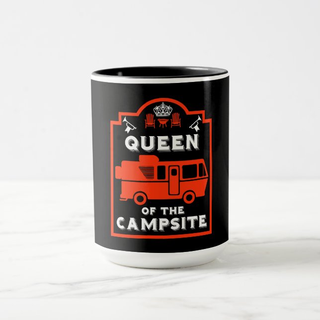 Queen Of The Campsite Mug (Center)