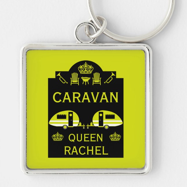 Queen of the Caravan Key Ring (Front)