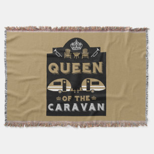 Queen of the Caravan Throw Blanket