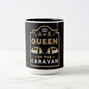 Queen of the Caravan Two-Tone Coffee Mug
