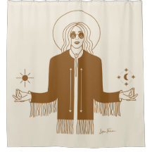Queen of the Cosmos Shower Curtain