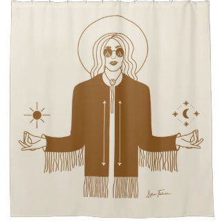 Queen of the Cosmos Shower Curtain