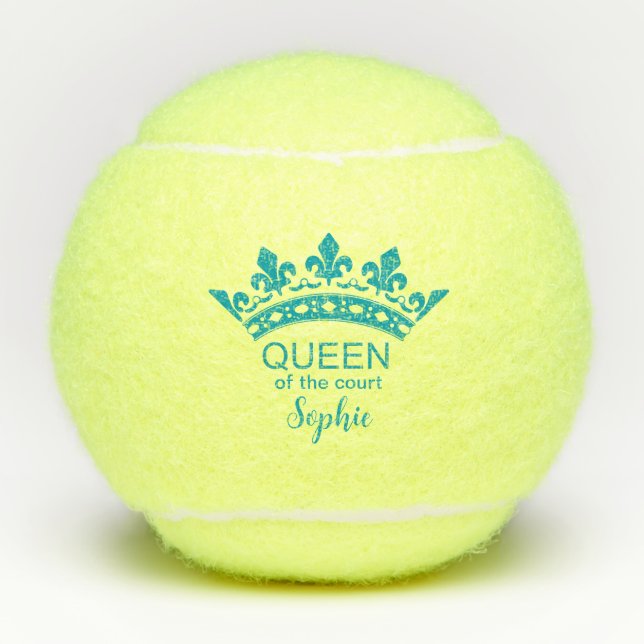 Queen of the Court Tennis Balls (Front)