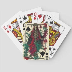 Queen of the Cursed Deck Playing Cards
