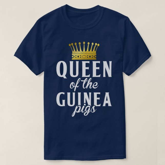 Queen Of The Cute Guinea Pigs Premium 5122  T-Shirt (Design Front)