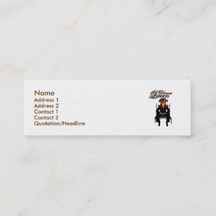 Queen of the Drama Montage Mini Business Card