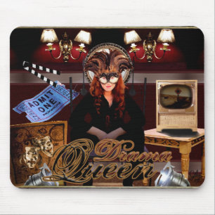 Queen of the Drama Montage Mouse Mat