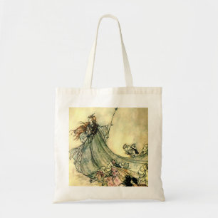 “Queen of the Fairies” by Arthur Rackham Tote Bag
