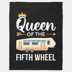 Queen Of The Fifth Wheel I Fleece Blanket