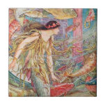 Queen of the Fishes - Orange Fairy Book Tile<br><div class="desc">"The crown returns to the queen of the fishes" Illustration by Henry Justice Ford in from The Orange Fairy Book by Andrew Lang. Click the link to "see on more products". ☆ Try our other stores on Zazzle: /Butterfly_Botanicals ✿ Botanic Garden Photos and Quotes /Curiosities_Shop ⚓ Mediaeval and Victorian Curiosities...</div>