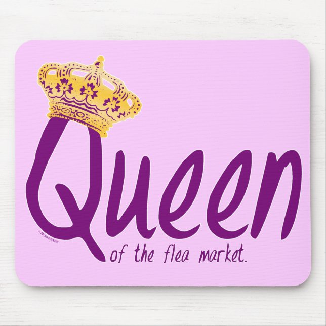 Queen of the Flea Market Mouse Mat (Front)