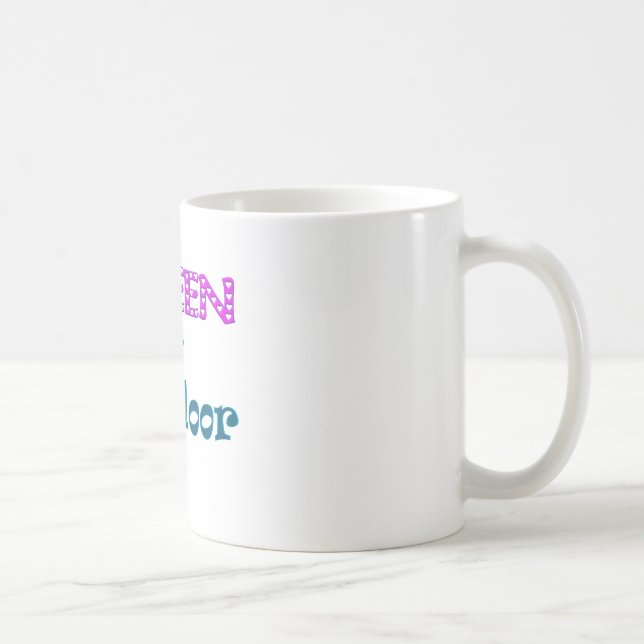 Queen of the Floor Coffee Mug (Right)