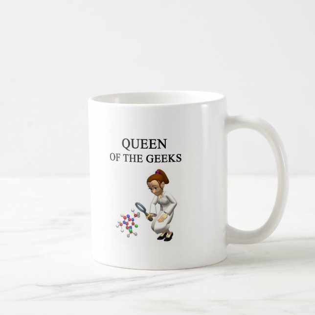 QUEEN of the geeks Coffee Mug (Right)
