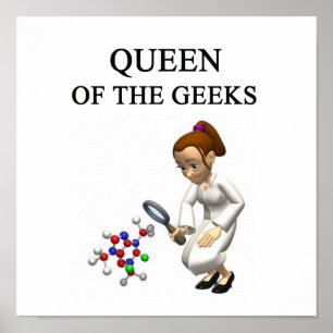 QUEEN of the geeks Poster