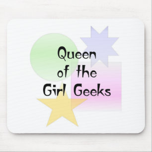 Queen of the Girl Geeks Mouse Mat