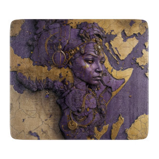 Queen of the Golden Diaspora Cutting Board