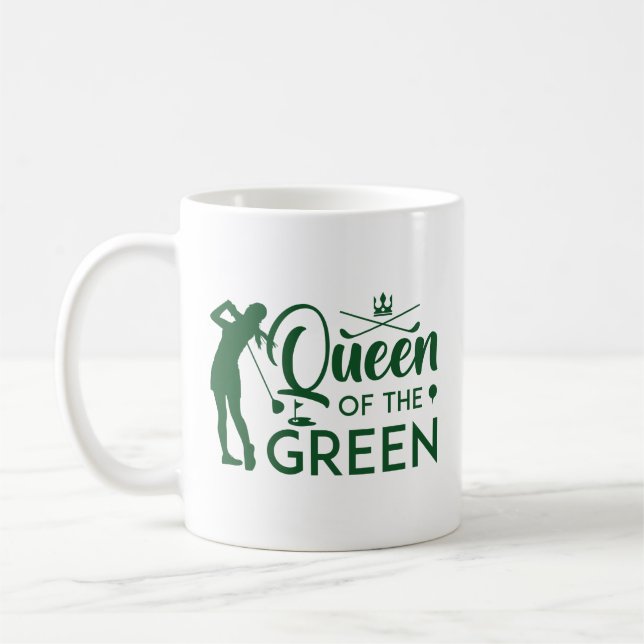 Queen Of The Green Coffee Mug (Left)