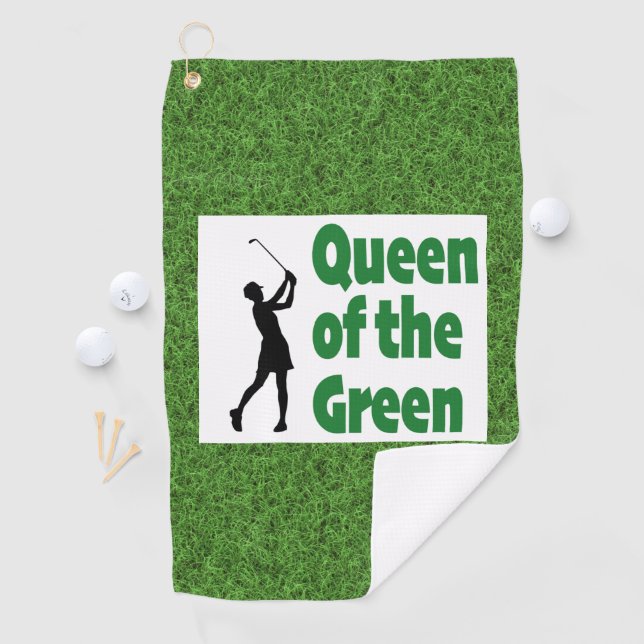 Queen of the Green golf Golf Towel (InSitu)