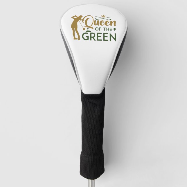 Queen Of The Green Golf Head Cover (Front)