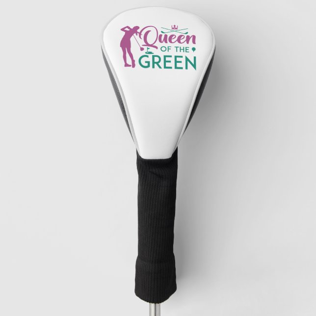 Queen Of The Green Golf Head Cover (Front)