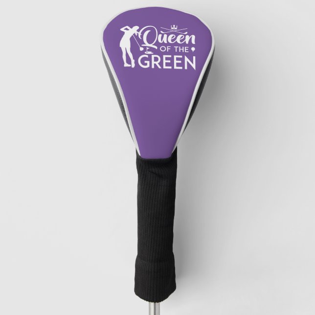 Queen Of The Green Golf Head Cover (Front)