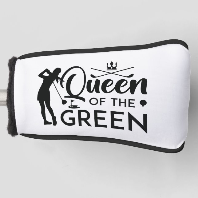 Queen Of The Green Golf Head Cover (Front)