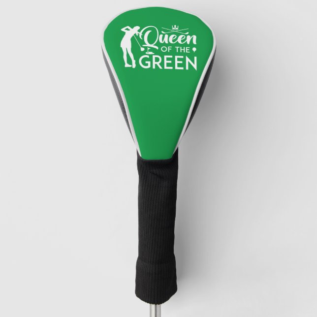 Queen Of The Green Golf Head Cover (Front)